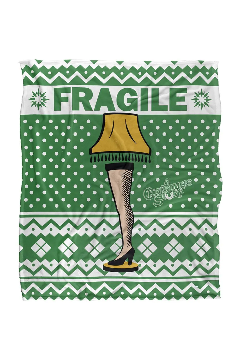 Warner Brothers A Christmas Story Blanket, 152x127 cm Fragile Soft Throw Blanket