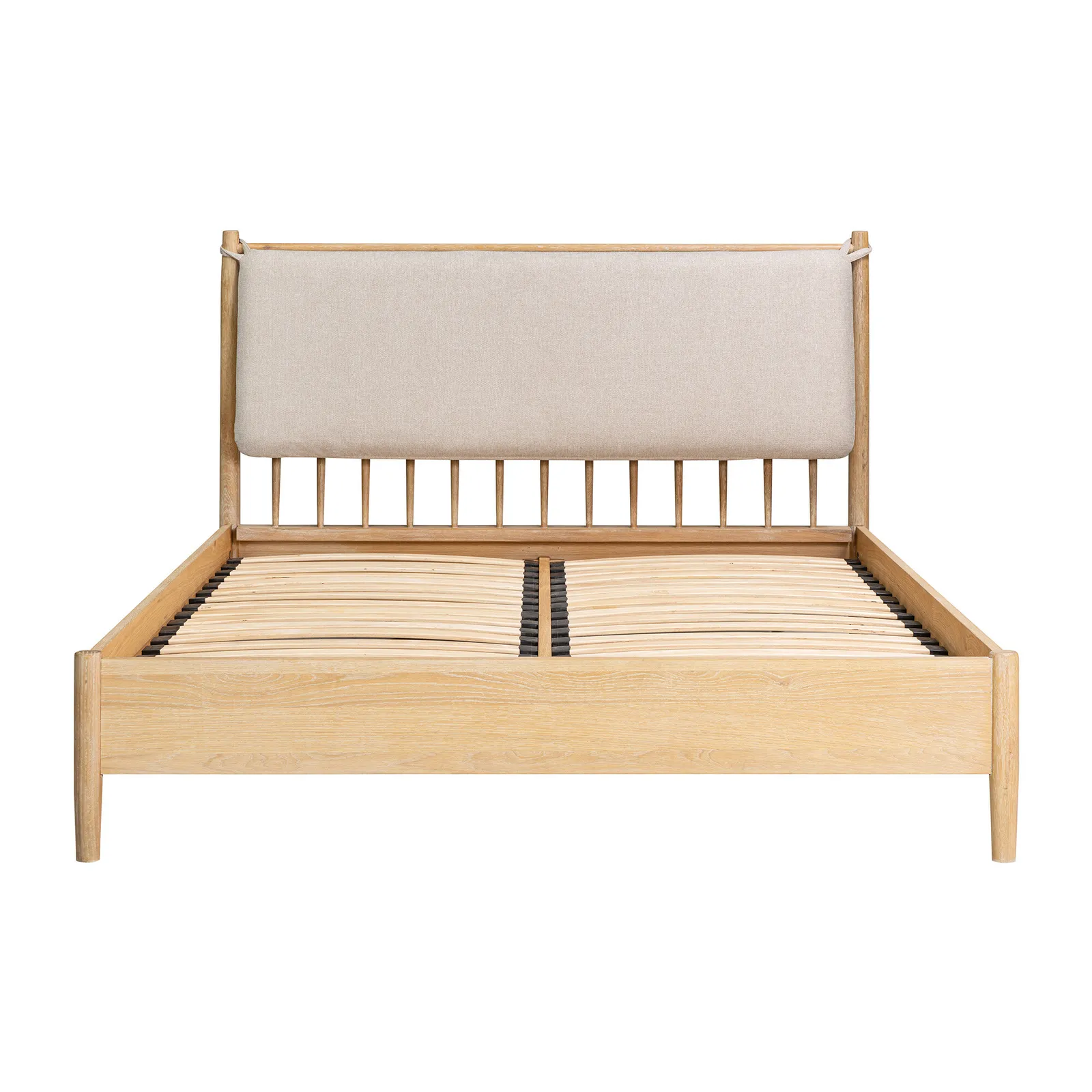 Valla 135Cm Bedstead + Cushion, Neutral Wood | Double | Barker & Stonehouse 2