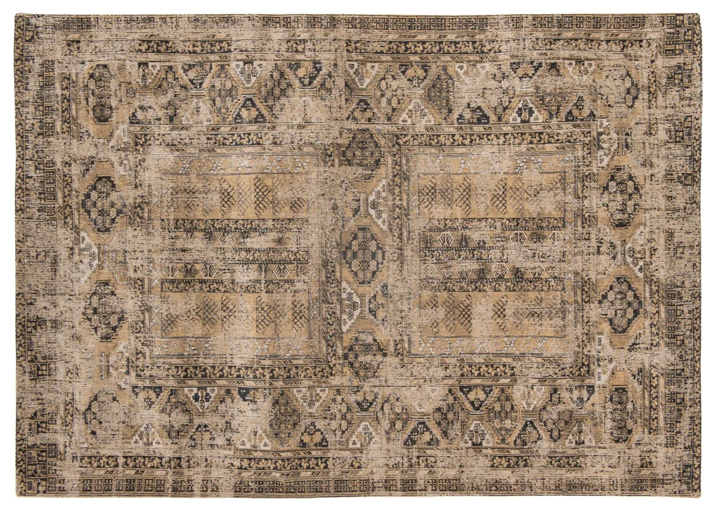 Louis de Poortere Hadschlu Rug Agha Old Gold 230 x 330cm