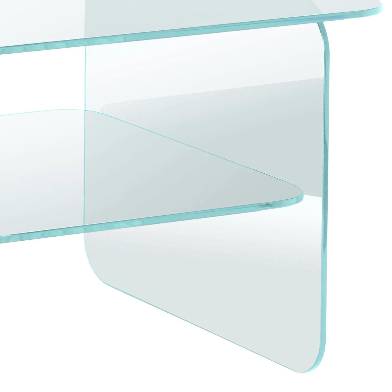 Chiaro 50Cm Square Side Table, Clear Glass | Barker & Stonehouse 5