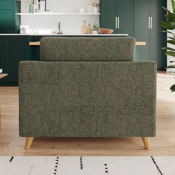 Baxter II Soft Texture Chenille Snuggle Chair 2