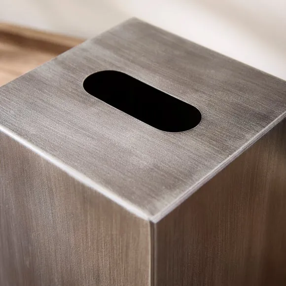 Industrial Metal Tissue Box Cover 2