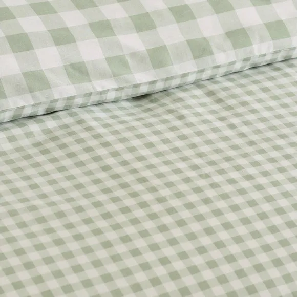 Catherine Lansfield Bamford Gingham Check Polycotton Duvet Cover & Pillowcase Set 4