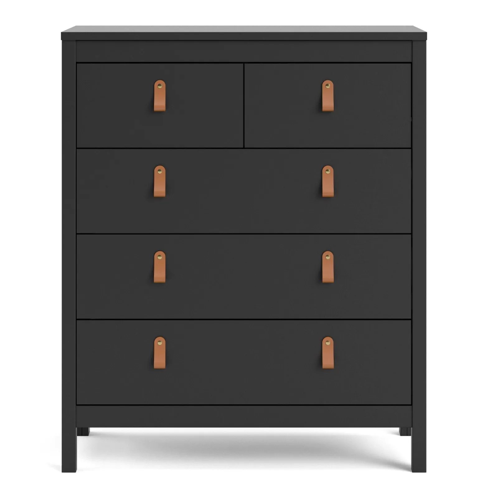 Furniture To Go Barcelona Chest 3+2 Drawers in Black 2