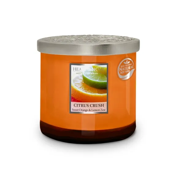 Heart and Home Ellipse Citrus Crush Multi Wick Candle 2