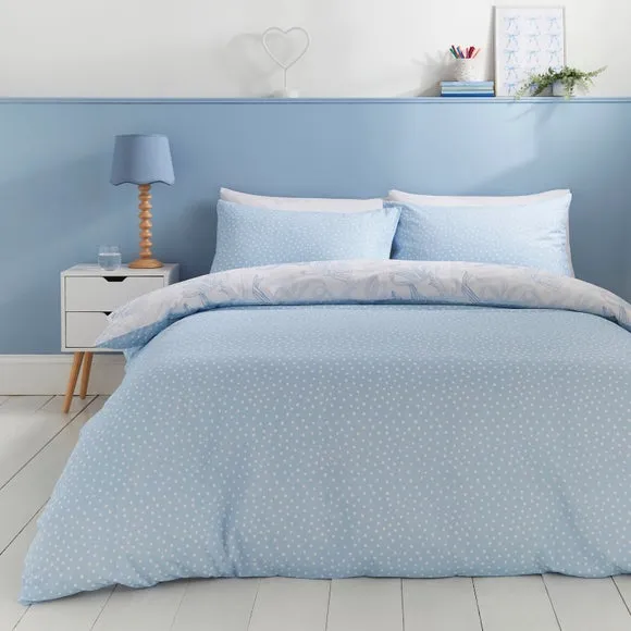 Bows Polycotton Duvet Cover & Pillowcase Set 3