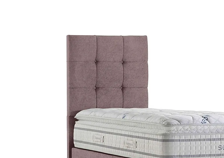 Apex Floor Standing Headboard - Single - Tweed Lilac