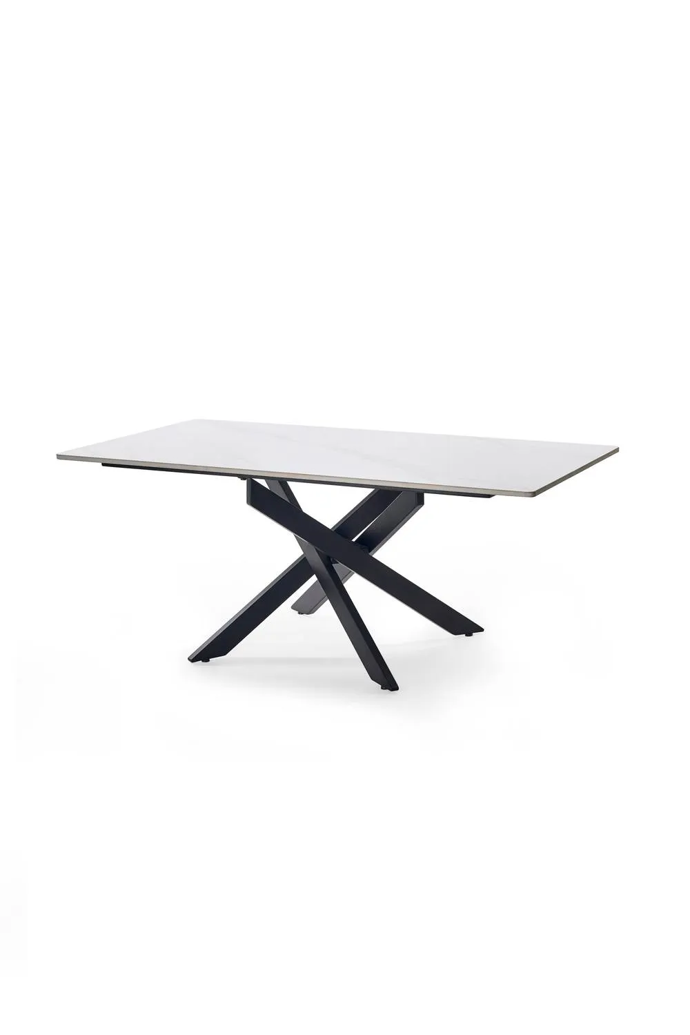 Julian Bowen Bradley Rectangular Ceramic Top Coffee Table in White 2