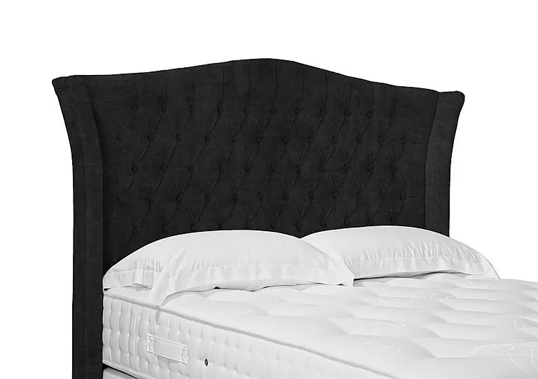 Artisan Collection Haven High Floor Standing Headboard - Double - Smokey Quartz