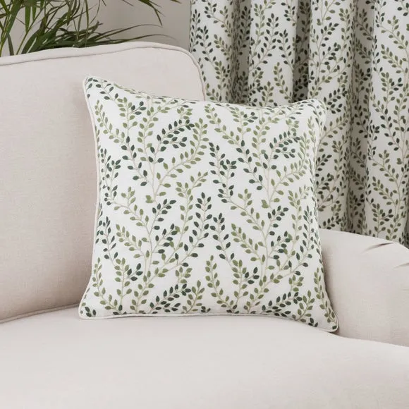 Shimla Embroidered Floral Eyelet Curtains 5