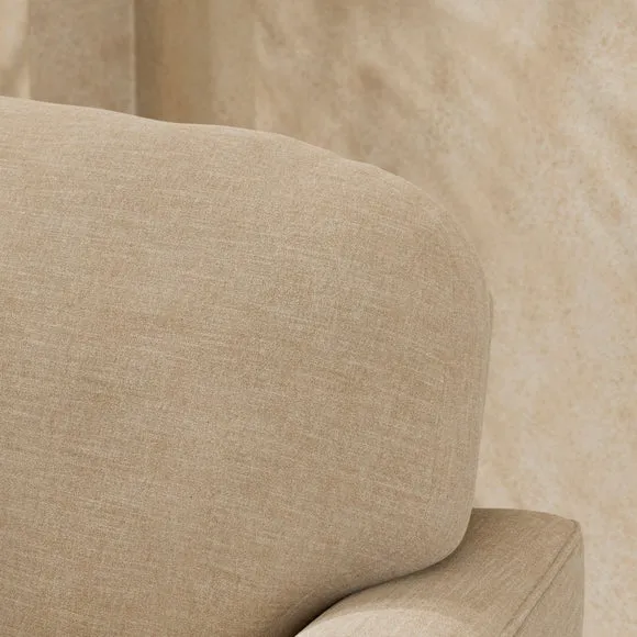Arthur Linen Chenille Corner Chaise Sofa 4