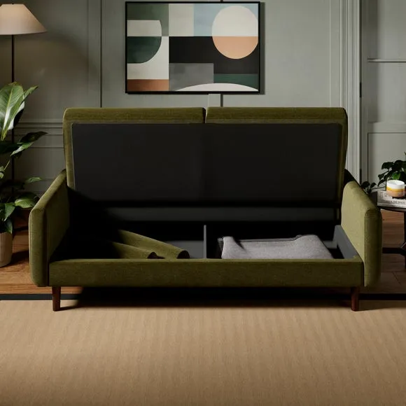 Margot Chenille Clic Clac Storage Sofa Bed 3