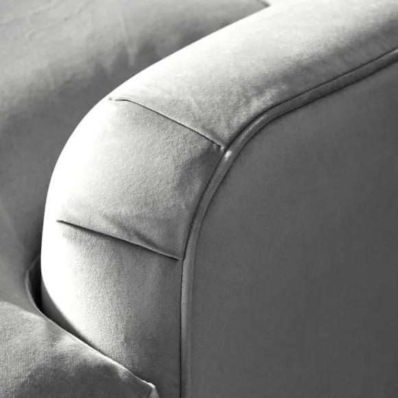Martha Vintage Velvet Corner Chaise 6