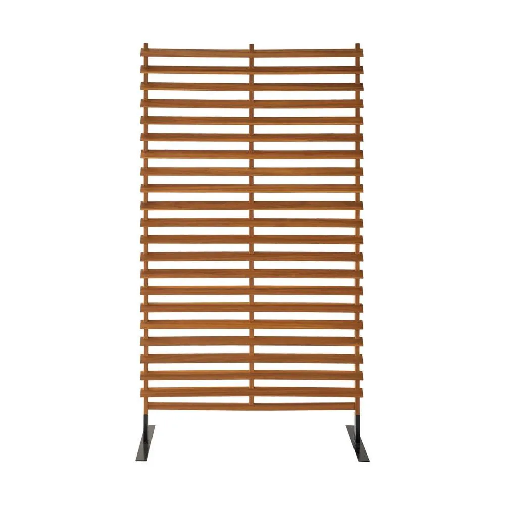 sweeek 100cm outdoor wooden screen in Brown 5