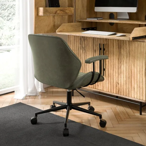 Clement Faux Leather Office Chair 2
