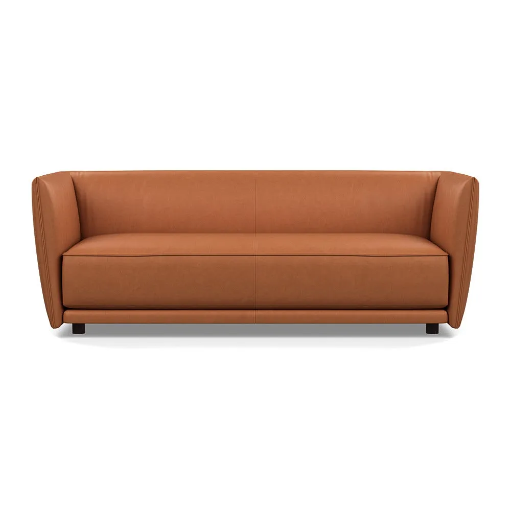 Heal's Valley 3 Seater Sofa Linea Brown Walnut Stain Feet 1