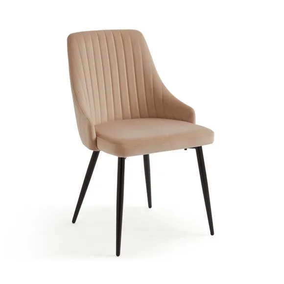Shea Set of 2 Dining Chairs, Velvet 5