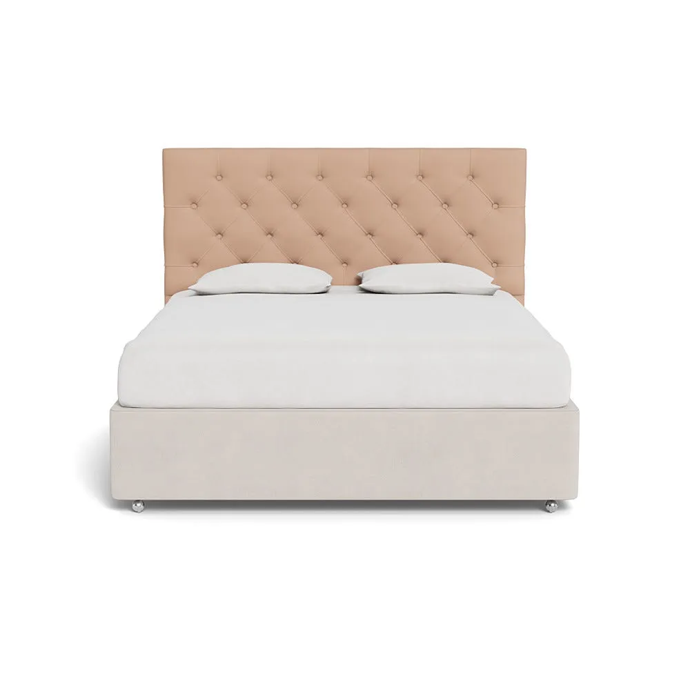Heal's Balmoral Headboard Super King Capelo Linen-Cotton Rosedale 1
