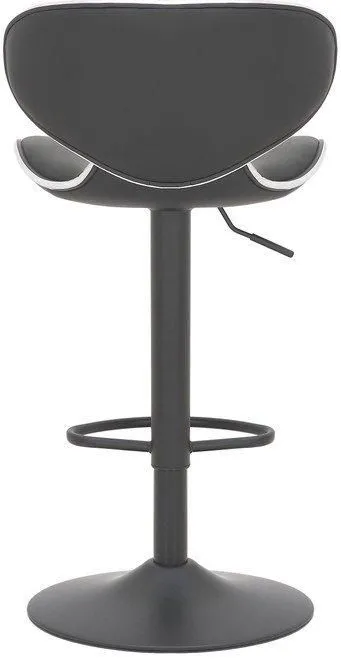 netfurniture Rasine Matt Black Bar Stool Charcoal 2