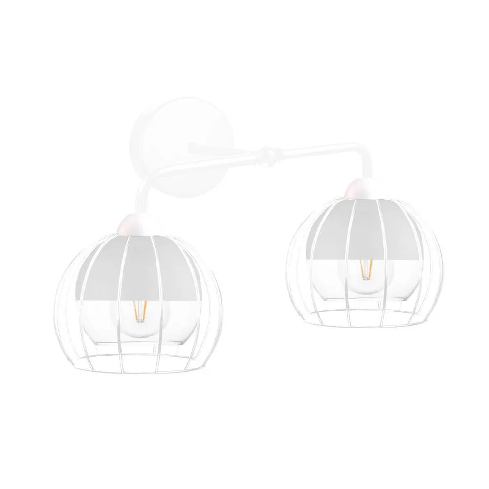 Netlighting Solo Wall Lamp White 25cm 2x E27