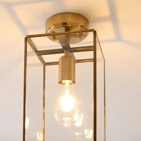 Vogue Horti Industrial Flush Ceiling Light 3