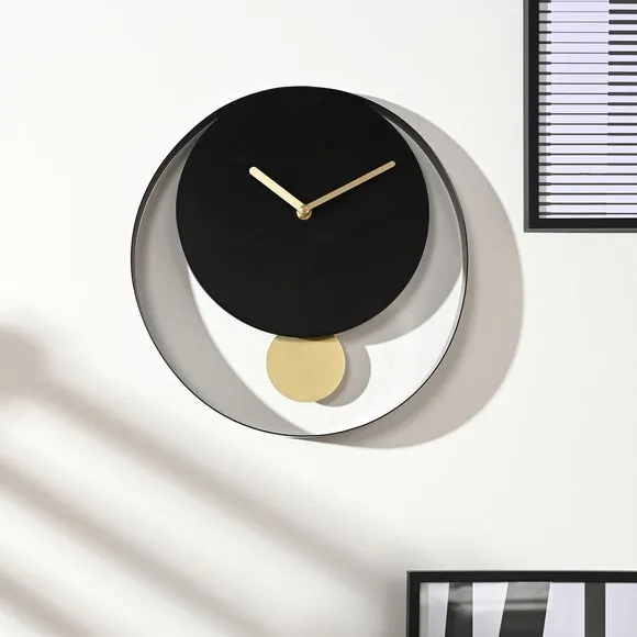 Interval Round Pendulum Wall Clock 1