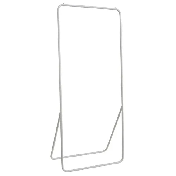 White Metal Clothes Rail 3