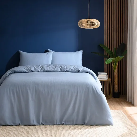 Newston Waffle Polycotton Duvet Cover & Pillowcase Set 2