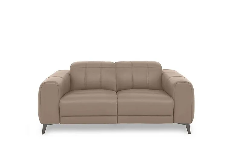 Ezra 2 Seater Leather Sofa - Barley - Sofas and Armchairs - In Time for Christmas