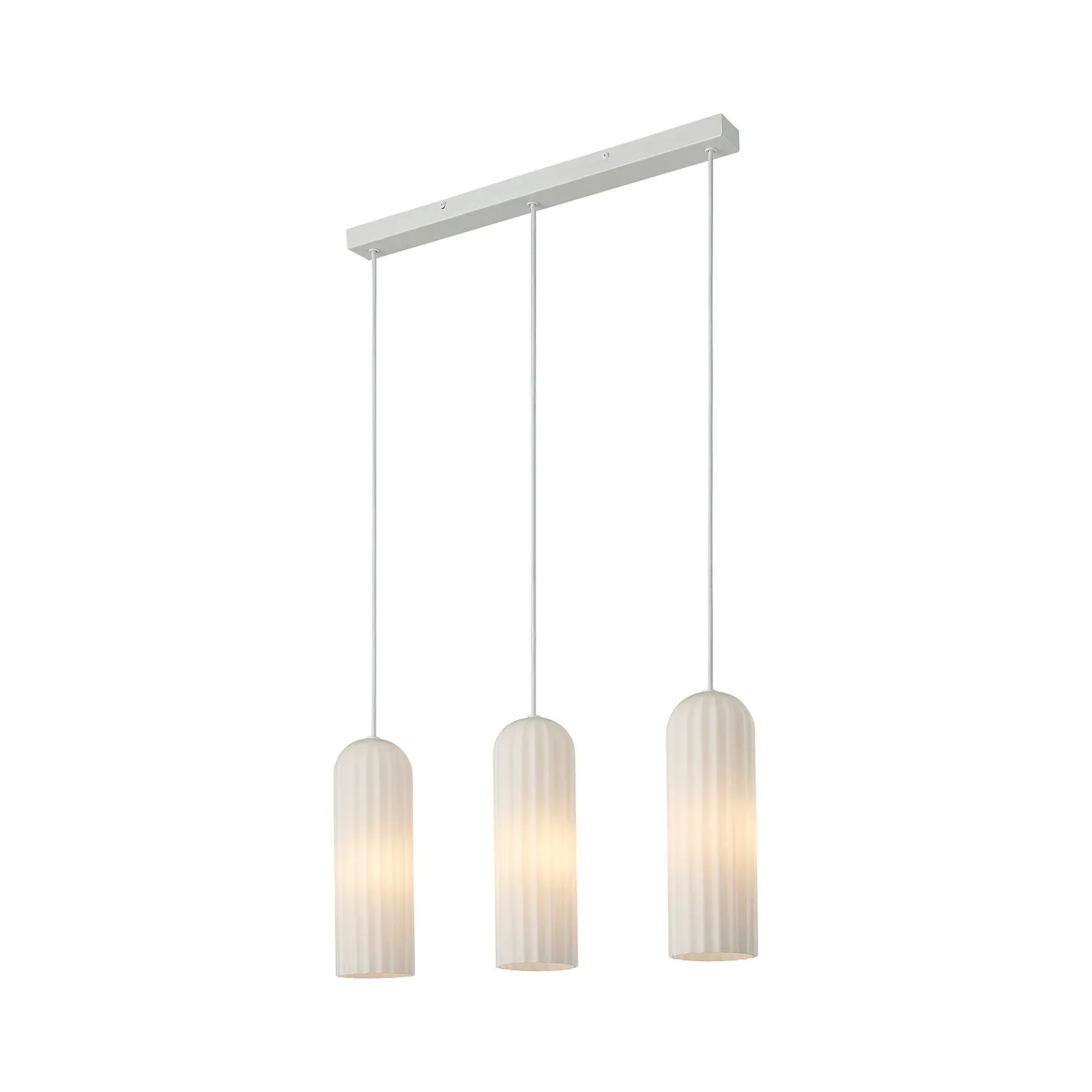 Nordlux Miella Pendant Light Opal White Glass Dining Room E27 Mains