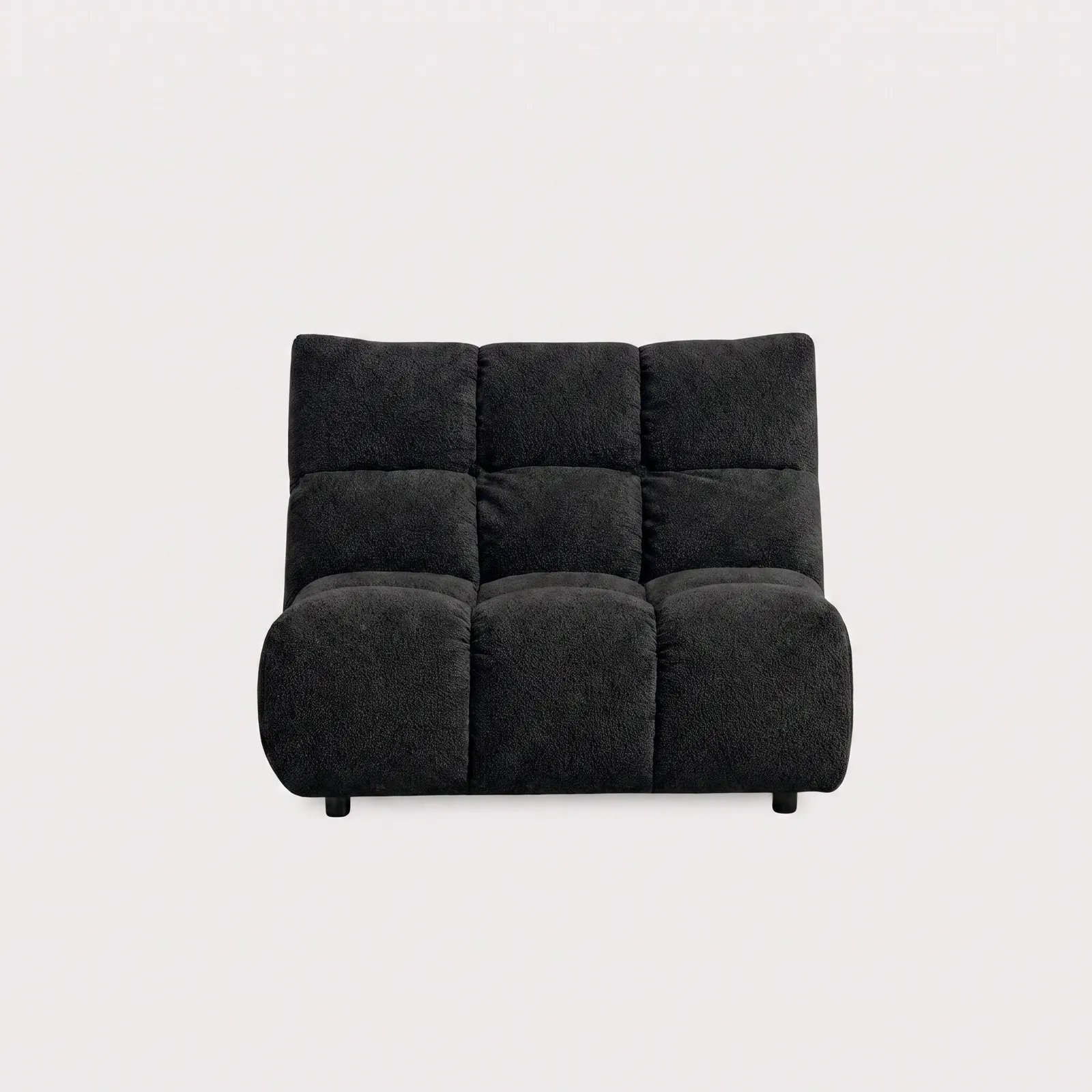 Bryce 1.5 Seater Without Armrests, Black Fabric | Barker & Stonehouse 1