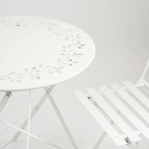 Metal Filigree Foldable Bistro Set 2