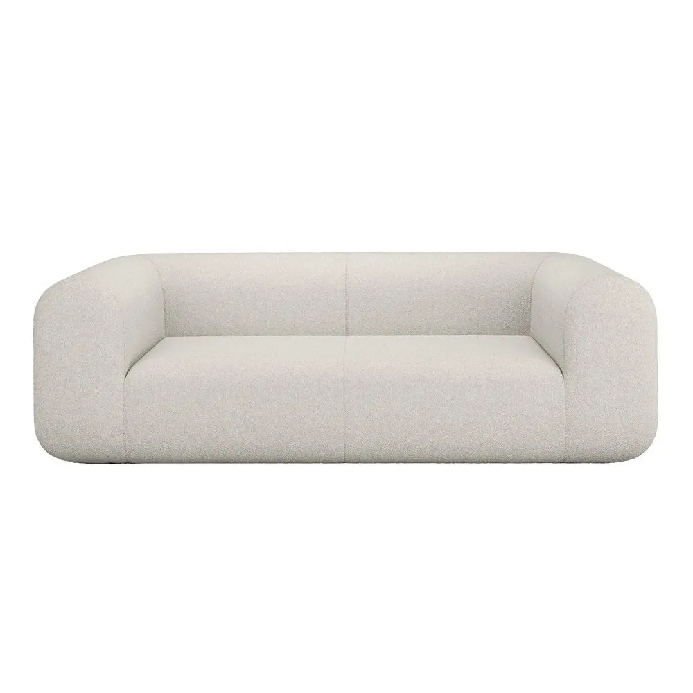 Tom Dixon Plump 2.5 Seater Sofa Config 1 Alpine 101 Black Legs 2
