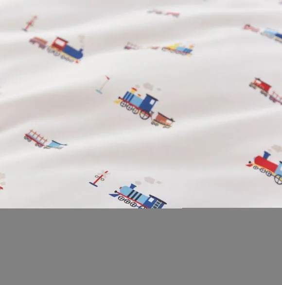 Little Trains Quilt Cover and Pillowcase Set 5