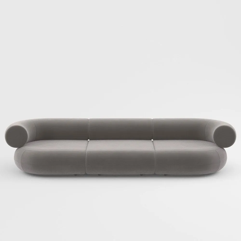 Tom Dixon Fat 3 seater Sofa in Velvet fabric 2