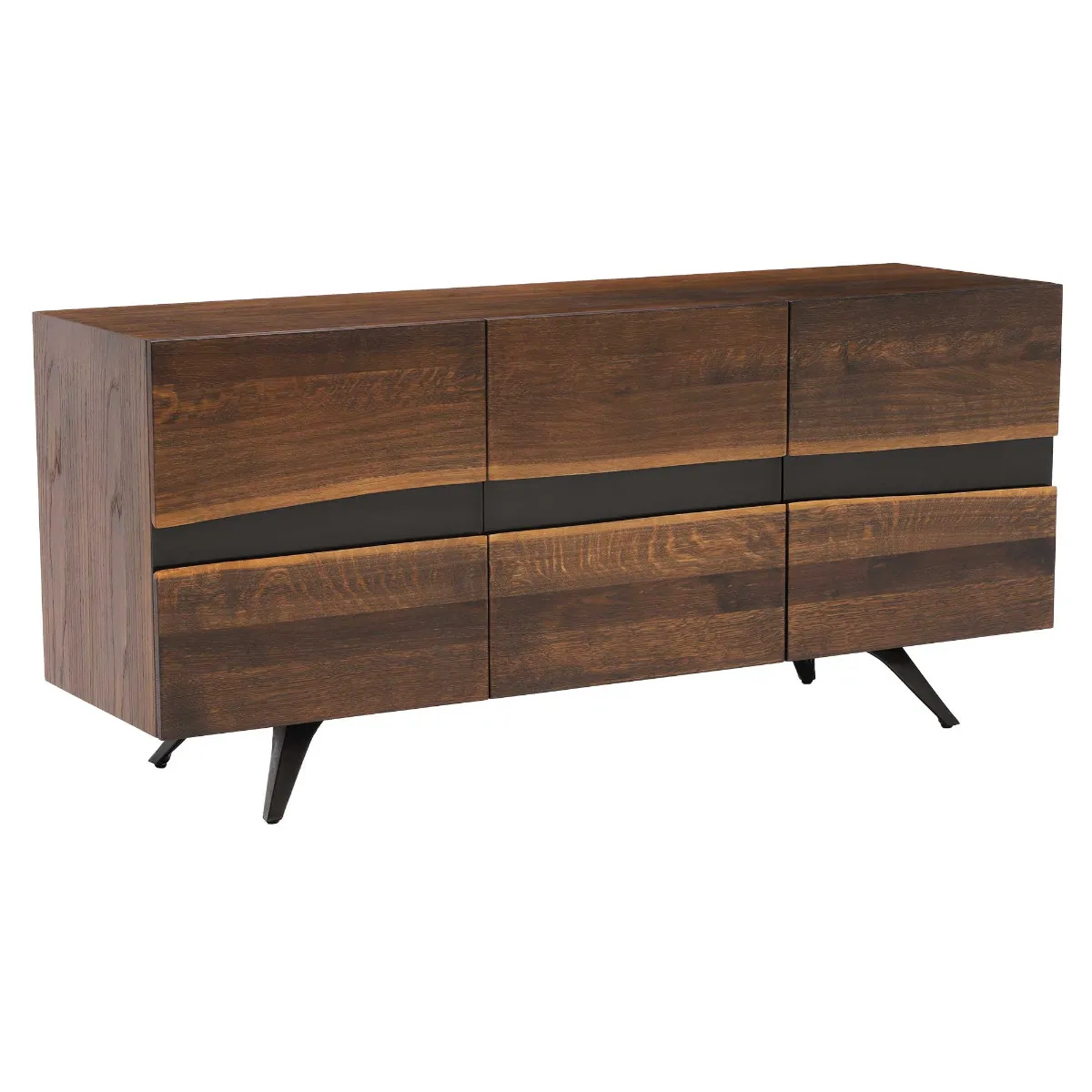 Vega Solid Oak Horizontal Sideboard