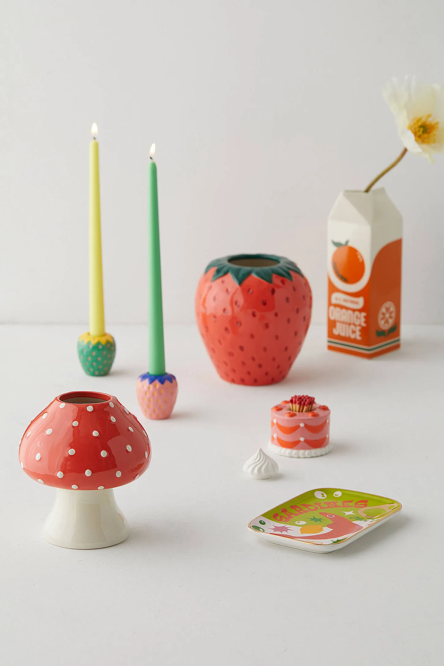 ban. do Rise & Shine Orange Juice Vase - Orange L: 7cm x W: 7cm x H: 21.6cm 5