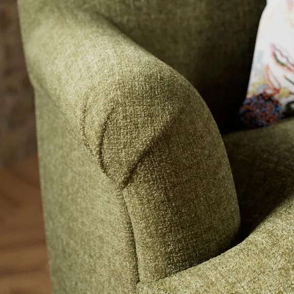 Petit Ribbed Chenille Occasional Armchair 4
