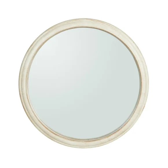 Churchgate Painted Oak Effect Round Wall Mirror 3