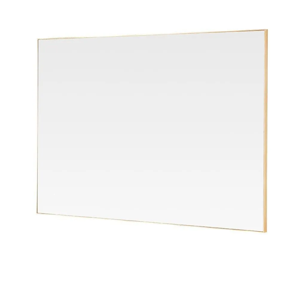 Yearn Mirrors Minimal Gold Rectangular Mirror 120x80cm 3