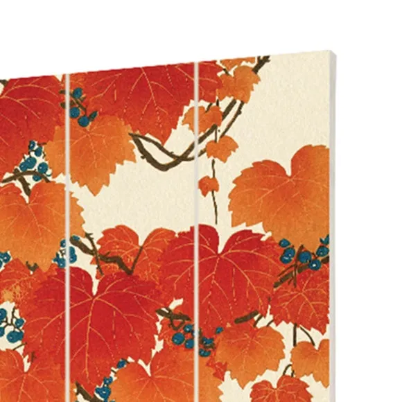 The Art Group Bird and Red Ivy Wooden Wall Art 3