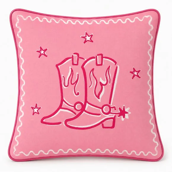 Sketchy Boots Square Cushion 2