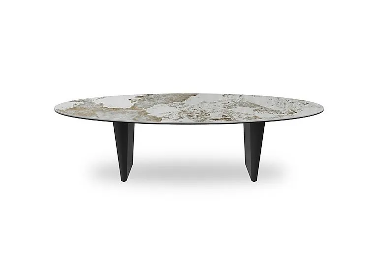 Felipe Coffee Table with Black Legs