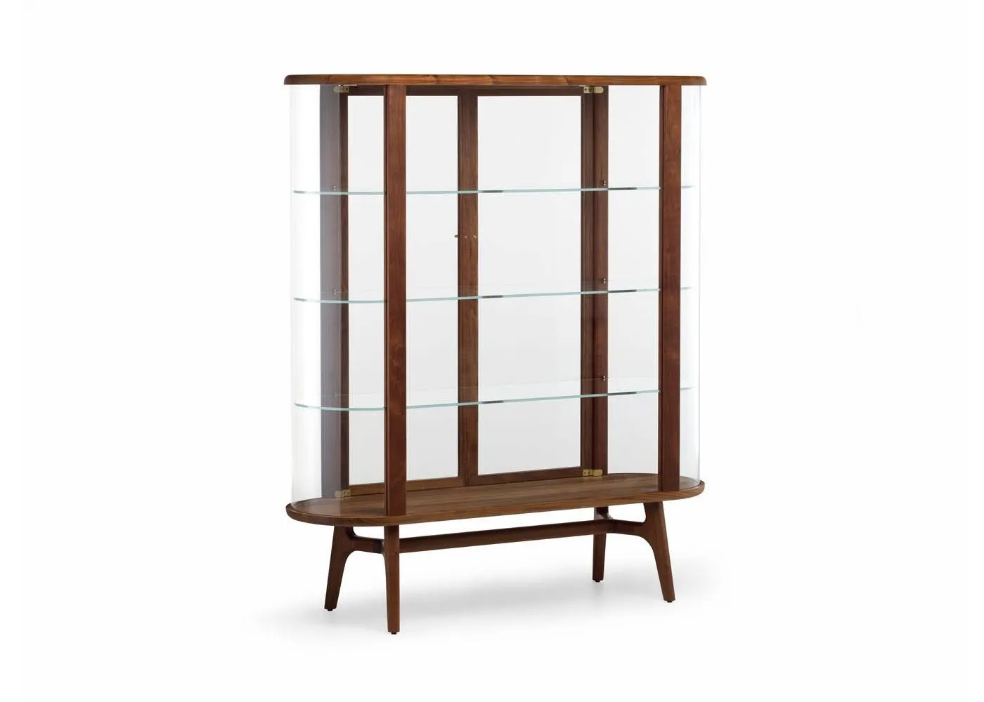 De La Espada Solo Tall Vitrine Walnut