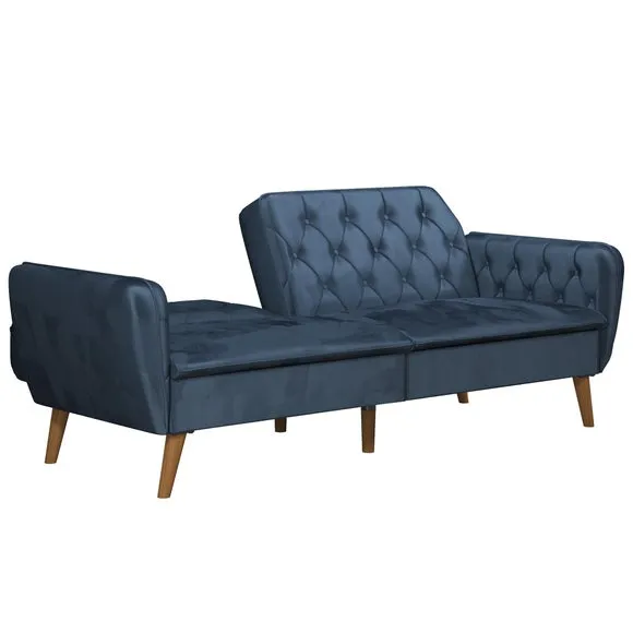 Tallulah Velvet Memory Foam Double Futon 3