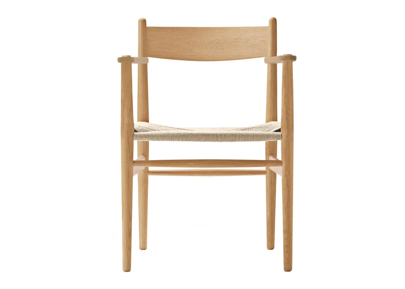 Carl Hansen & Son CH37 Chair Oiled Oak with Natural Cord 1