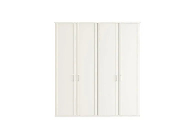 Oxford 4 Door Hinged Wardrobe - White