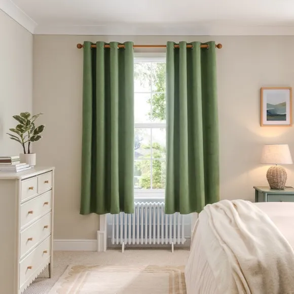 Luna Brushed Eyelet Curtains (Blackout Available) 4