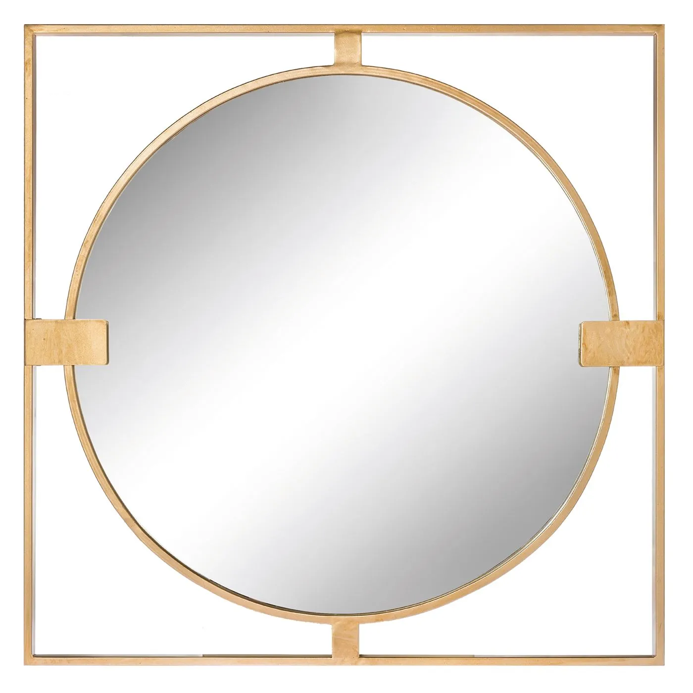 Gold Square Mirror