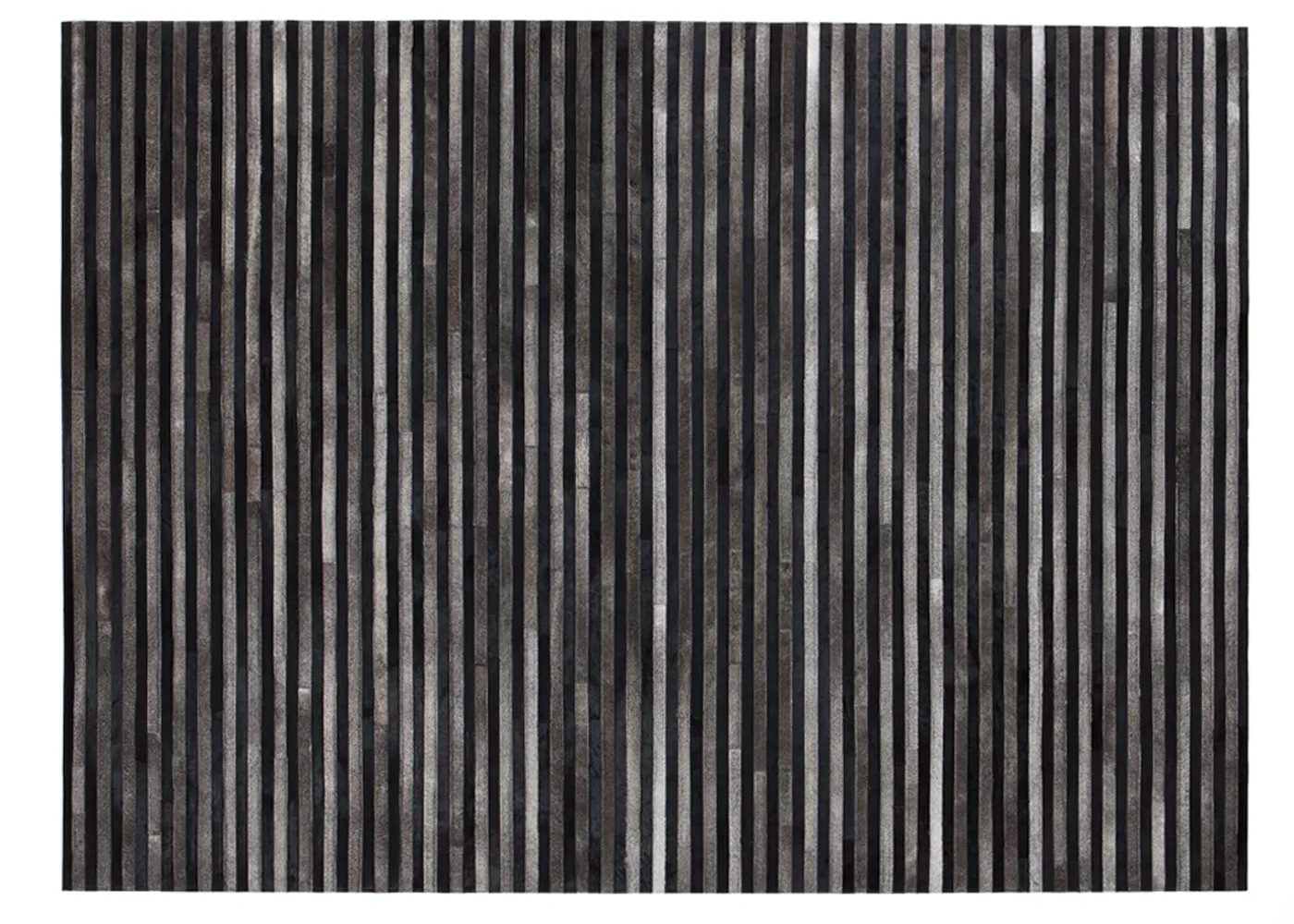 Linie Design Channel Hide Rug Granite 200 x 300cm
